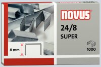 Novus Heftklammern 24/8 SUPER 1.000 Stück,...