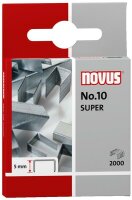 Novus Heftklammern No.10 SUPER 2.000 Stück,...