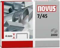 Novus Heftklammern 7/45 2.000 Stück,...