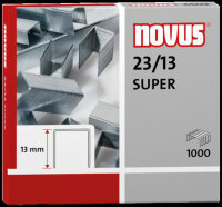 Novus Heftklammern 23/13 SUPER 1.000 Stück,...