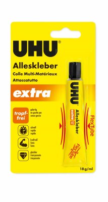 UHU ALLESKLEBER extra FlexTube 18g Tube Blister