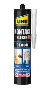 UHU Montagekleber POLY MAX Express Kartusche 425g weiß