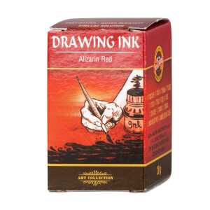 KOH Profi- Künstlerzeichentusche - Alizarin Red - 20g
