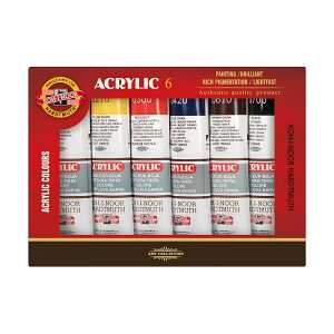 KOH Acrylfarben 6er Set - 40 ml / Tuben