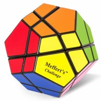 Mefferts Best 3D Denksport Puzzle  Skewb Ultimate 12 Color