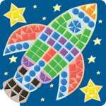 My First Sticky Mosaics Fahrzeuge