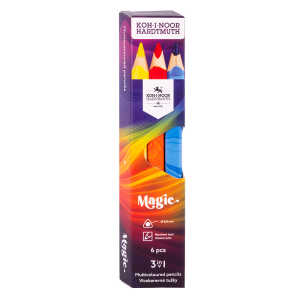 KOH Farbstifte Magic Jumbo 3 in 1 6er