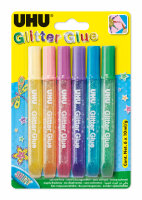 UHU Glitzerkleber Creativ Glitter Glue 2x20ml ohne...