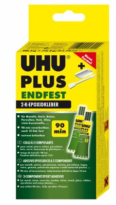 UHU Komponentenkleber plus endfest 163g 90min Faltschachtel D/F/I/GB