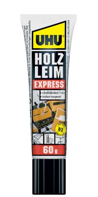 UHU Holzleim EXPRESS D2 60g Standtube ohne Lösungsmittel