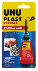 UHU Spezialkleber Plast spezial Flasche 30g Blister