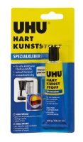 UHU Kunststoffklebe HART 30g Tube Blister