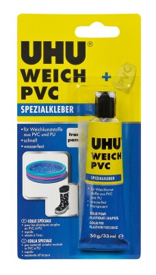 UHU Spezialkleber WEICH PVC 30g Tube Blister