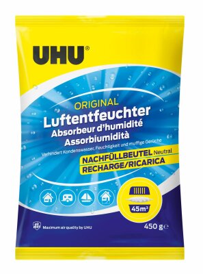 UHU Luftentfeuchter Original Nachf 450g Nachfüllbeutel