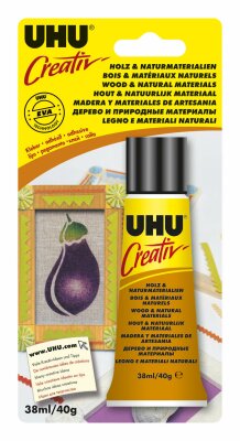 UHU Bastelkleber HOLZ+NATURMATERIALIEN Tube 38ml Creativ