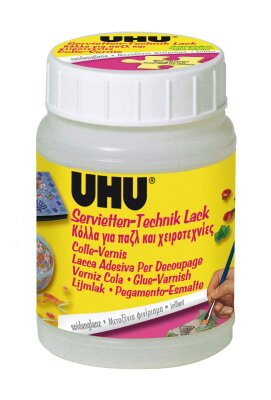 UHU Bastellack Servietten-Technik Lack seidenglanz Dose 150ml