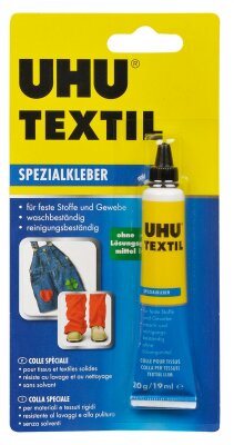 UHU Spezialkleber TEXTIL 20g Tube Blister