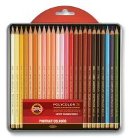 KOH Polycolor- Künstlerfarbstifte 24er Set "...