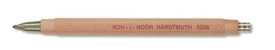 KOH Druckbleistift Natur Holz / Metall- Kombination 2,5 x 120 mm Mine, inklusive Minenspitzer > 11KK <