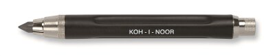 KOH Druckbleistift Metall- Minenhalter 5,6 x 80 mm Mine - Schwarz - inklusive Minenspitzer > 5KS <