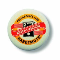 KOH Radiergummi  rund  weiß  mit KOHINOOR  Aufdruck...