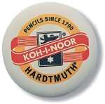KOH Radiergummi rund D = 52 mm weiß mit Aufdruck