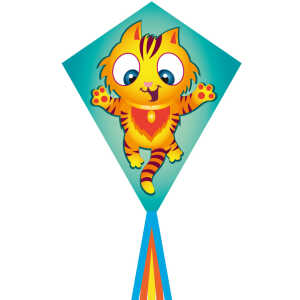Invento 102126 Ecoline Eddy Tiggy Kinderdrachen Einleiner 70 x 58 cm