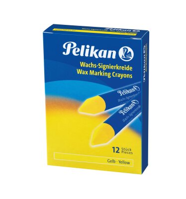 Pelikan Wachs-Signierkreide 772/12 gelb i.S