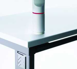 Novus Kunststoff-Aufschraubplatte anthrazit, Kunststoffgewinde