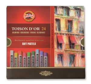 KOH Pastellkreide rund weich f Künstler 24er Pack