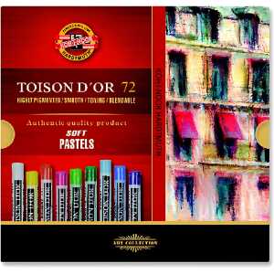 KOH Pastellkreide rund weich f Künstler 72er Pack