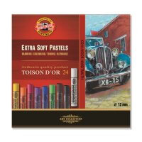 KOH Pastellkreide- runde extra weiche Softpastell 24er Pack