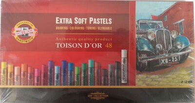 KOH Pastellkreide- runde extra weiche Softpastell 48er Pack