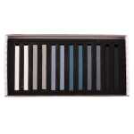 KOH Pastellkreide eckig Soft 12er Pack Grautöne