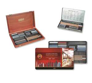 KOH Künstler - Set 39 teilig Gioconda Art Metalletui