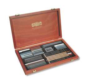 KOH Künstler - Set 39 teilig Gioconda Art Holzkoffer