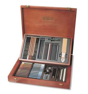 KOH Künstler - Set 54 teilig Gioconda Art Holzkoffer