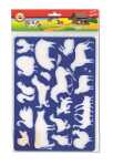 KOH Schablone - Malschablone 18,5x26,5 cm Farm
