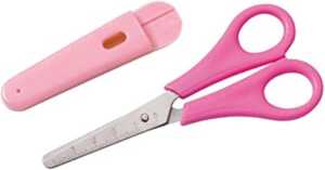 Dahle Kinder-Schere rund, pink Soft-Scherengriffe, bedruckte Scher