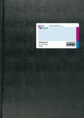 K&E Brieftagebuch A4 96 Blatt Deckenband 8610122