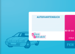 K&E Fahrtenbuch A6 40 Blatt für PKW 8610141