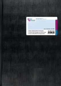 Spaltenbuch A4, 3 Spalten, 96 Blatt, Schema über 1 Seite, Seitenzahlen