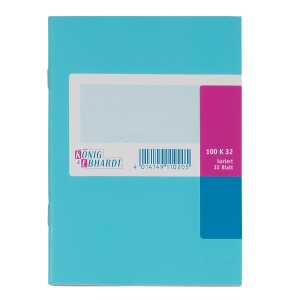 König Ebhardt Geschäftsbuch - A6, kariert, 32 Blatt