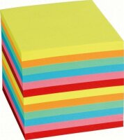 K&E Zettelklotz 9x9x9cm bunt 700Bl 8655601