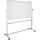 Dahle Whiteboard Basic 100 x 150 cm mobil, beidseitig weiß lackiert