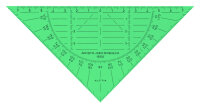 Aristo Geodreieck 16 cm grün-transp., biegsam, ohne...