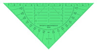 Aristo Geodreieck 16 cm grün-transp., biegsam, ohne...