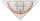 College Geometrie Dreieck 16 cm, transparent, mit Griff