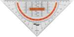 College Geometrie Dreieck 25 cm, transparent, Griff...