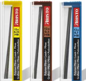 Aristo College Feinminenstift FLP 3+3 Set Stift 0.3/0.5/0.7+Minen 0.3/0.5/0.7